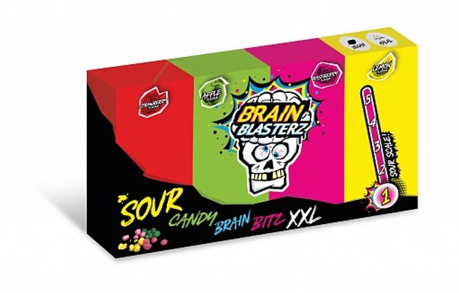 Hovedbilde Brain Blasters Sour Brain Bitz XXL 12x145g