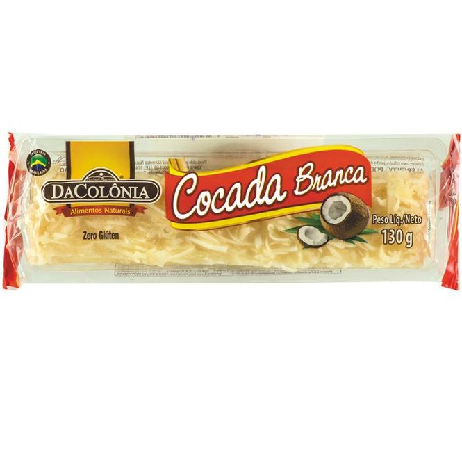 Hovedbilde DACOLONIA Coconut Bar Cocada Branca 12x130g