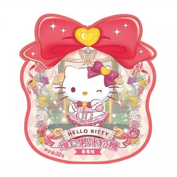 Hello Kitty Strawberry Gummy 30x32g 