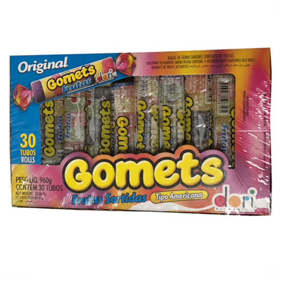 GOMETS Assorterte Gummikuler med Fruktsmak 30x32g