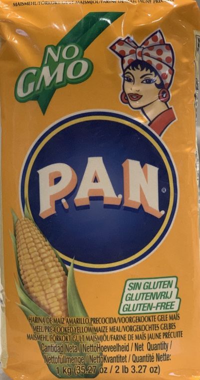PAN Yellow Mais Flour (Orange)10x1kg 
