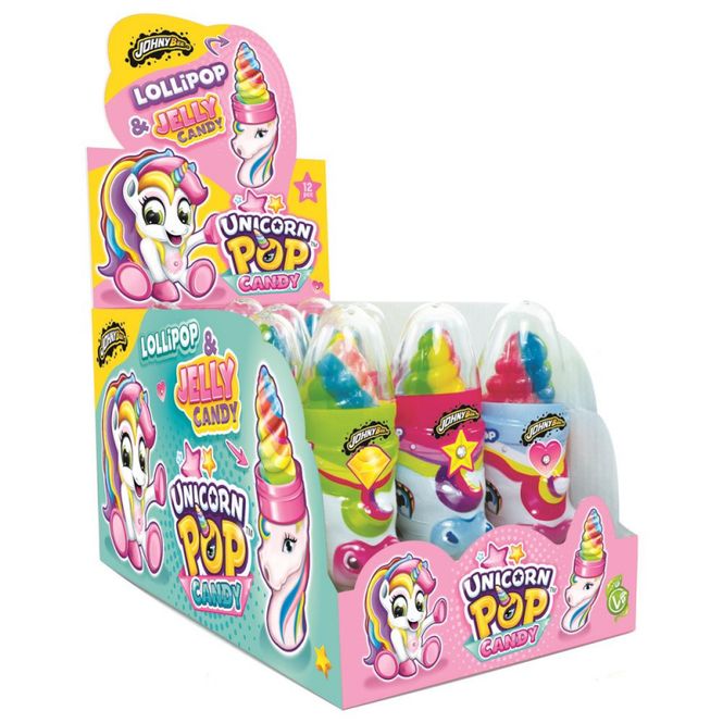 Hovedbilde Johny Bee Unicorn Pop & Candy 12x50g
