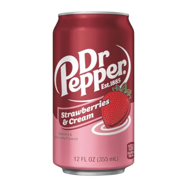 Bilde av Dr Pepper Strawberries & Cream 12x 355ml