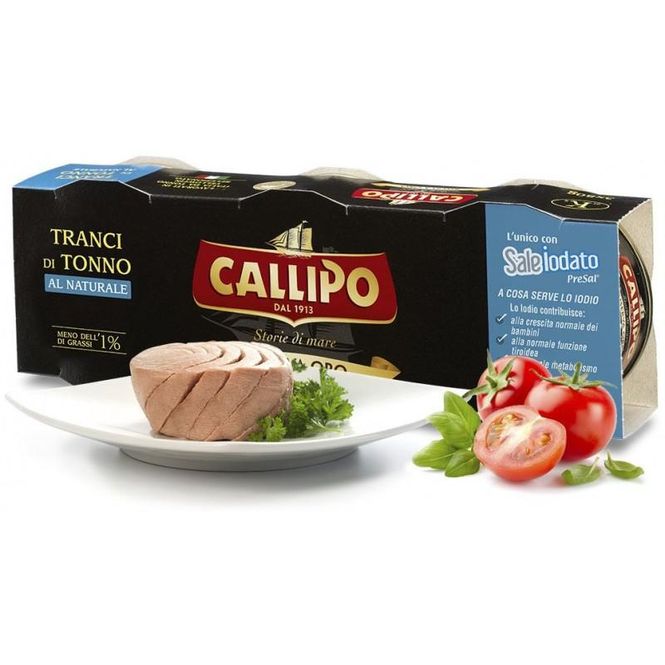 Hovedbilde Callipo Tunfisk Natural Riserva Oro 32x(3x70g)