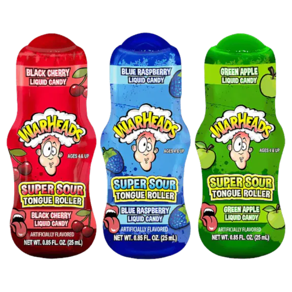 Warheads Super Sour Tongue Rollers 24x24g