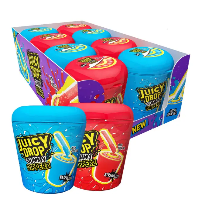 Hovedbilde Bazooka Juicy Drop Gummy Dippers 8x96g