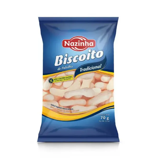 Hovedbilde Nazinha Biscoito de polvilho Tradicional 12x70g