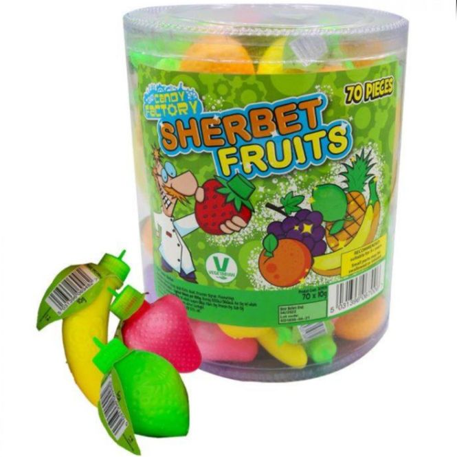 Hovedbilde Sherbet Fruits Crazy Candy 100x10g