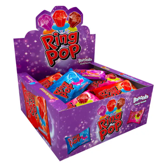 Bazooka Ring Pop 24x10g