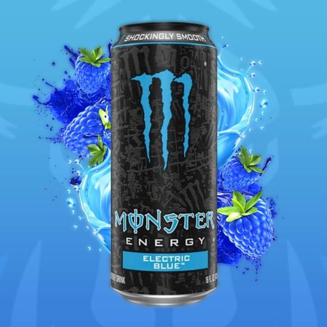 Hovedbilde Monster Energy Electric Blue 24x473ml