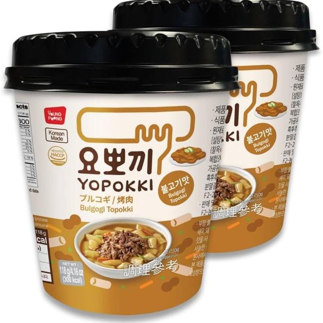 Hovedbilde Yopokki Topokki Bulgogi Beef Cup 30x118g