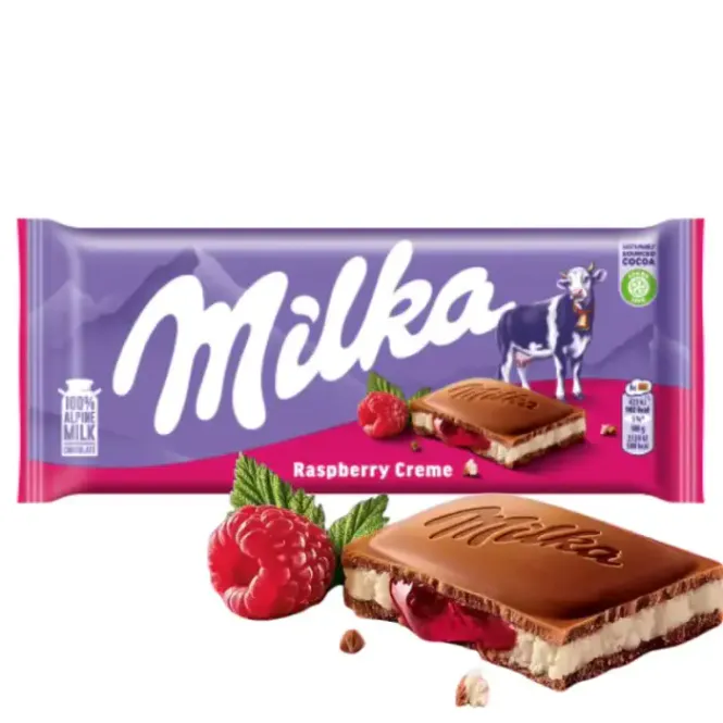 Hovedbilde Milka Raspberry Cream 25x100g