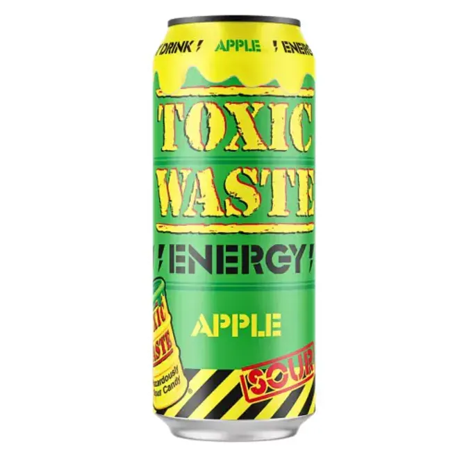 Hovedbilde Toxic Waste Energy Drink Sour Apple 12x500ml
