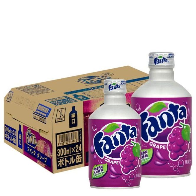 Hovedbilde Fanta Grape Bottle Japan 24x300ml 