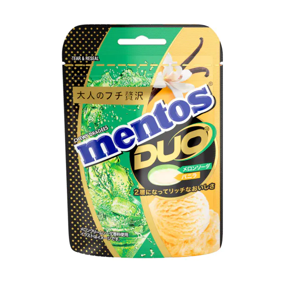 Mentos Duo Melon Soda & Vanilla 10x45g