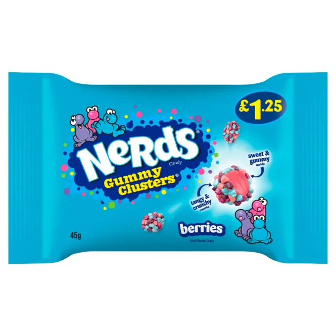 Hovedbilde Nerds Gummy Clusters Berries 20x45g 