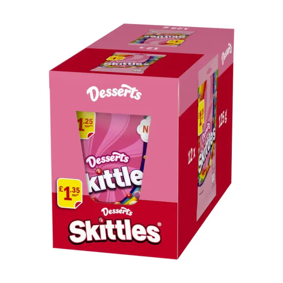 SKITTLES Desserts Treat Bag 12x125g